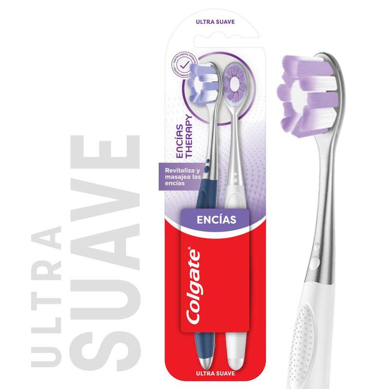 Cepillo De Dientes Suave Colgate Encias Therapy X2Und
