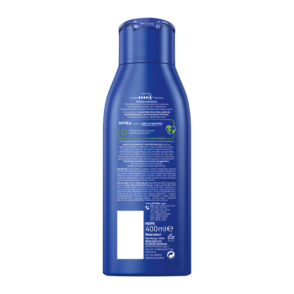 Crema-Corporal-Nutritiva-Body-Milk-Nivea-72H-Hidrataci&oacute;n-Frasco-400-Ml-imagen-3