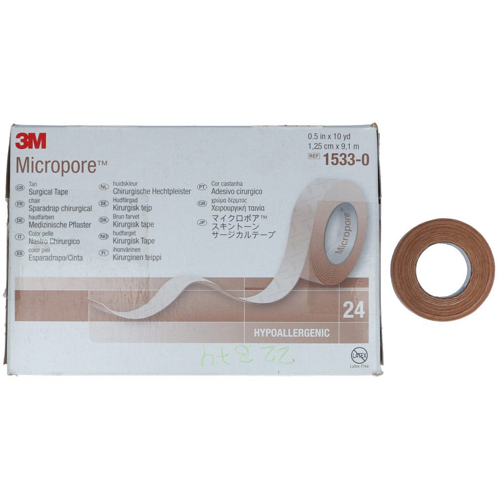 Micropore-Ref-1533-0-3M-1/2-Pulg-Piel-X-1-Unidad-imagen