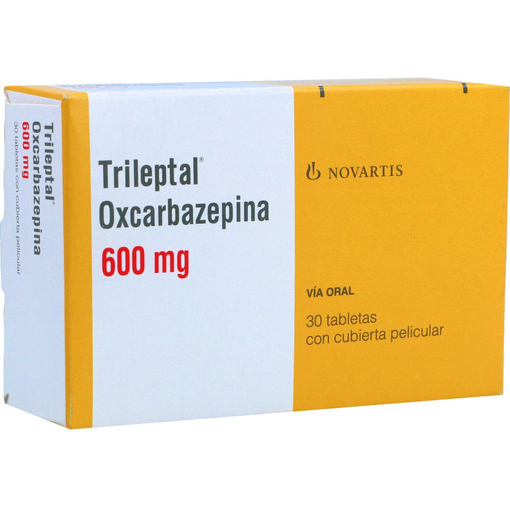 Trileptal Oxcarbazepina Tabletas Recubiertas 600Mg Caja X 30