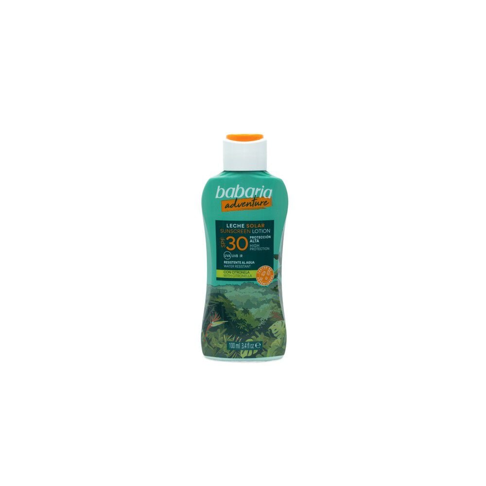 Leche Solar Babaria Adventure Spf30 Con Citronela Frasco 100Ml