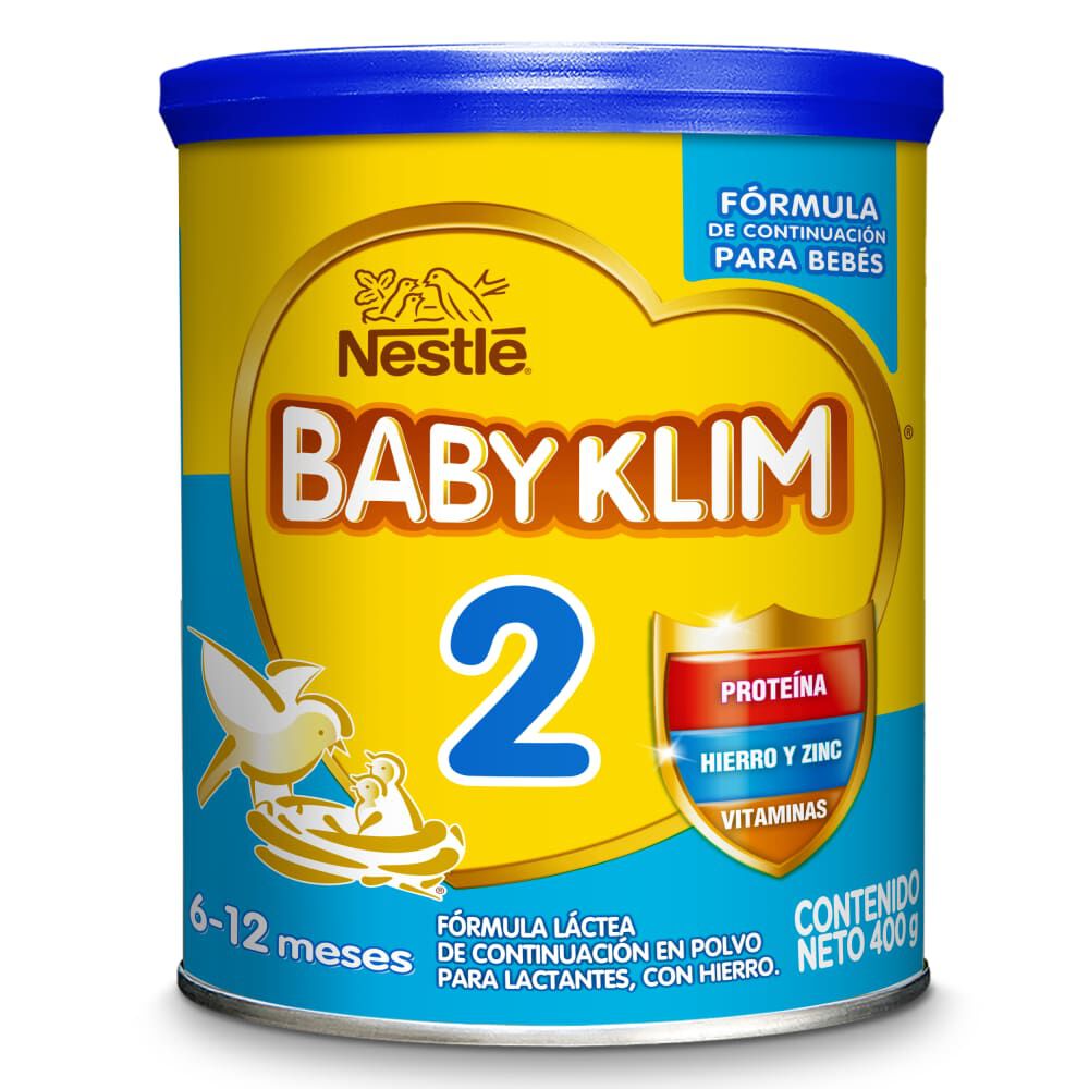 Formula Lactea Etapa 2 Polvo Baby Klim Tarro X 400Gr