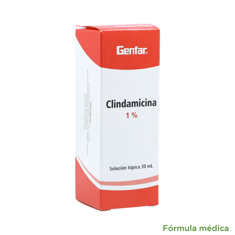 Clindamicina 1% Solución Tópica Frasco X 30mL