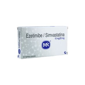 Ezetimibe/Simvastatina-10Mg+20Mg-Caja-X-14-Tabletas-Cubiertas-imagen