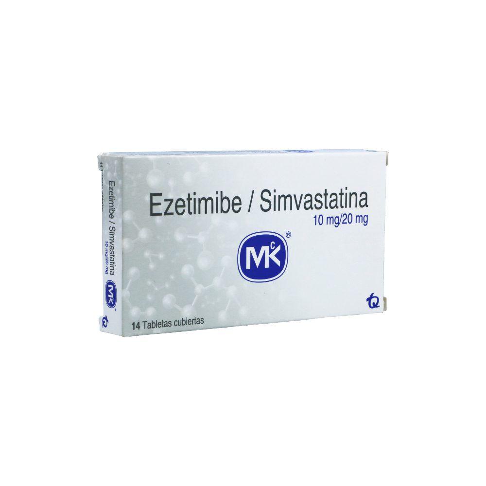 Ezetimibe/Simvastatina-10Mg+20Mg-Caja-X-14-Tabletas-Cubiertas-imagen