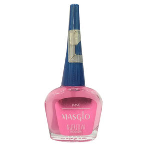 Base-Para-Uñas-Masglo-Nutritiva-Frasco-por-13.5Ml-Rosada-imagen