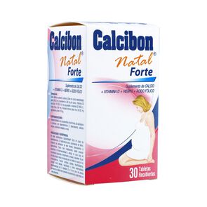 Calcibon-Natal-Forte-(950(200Ca)Mg+(54.7(18Fe)Mg+0.-Tableta-Recubierta-Frasco-X-30-imagen