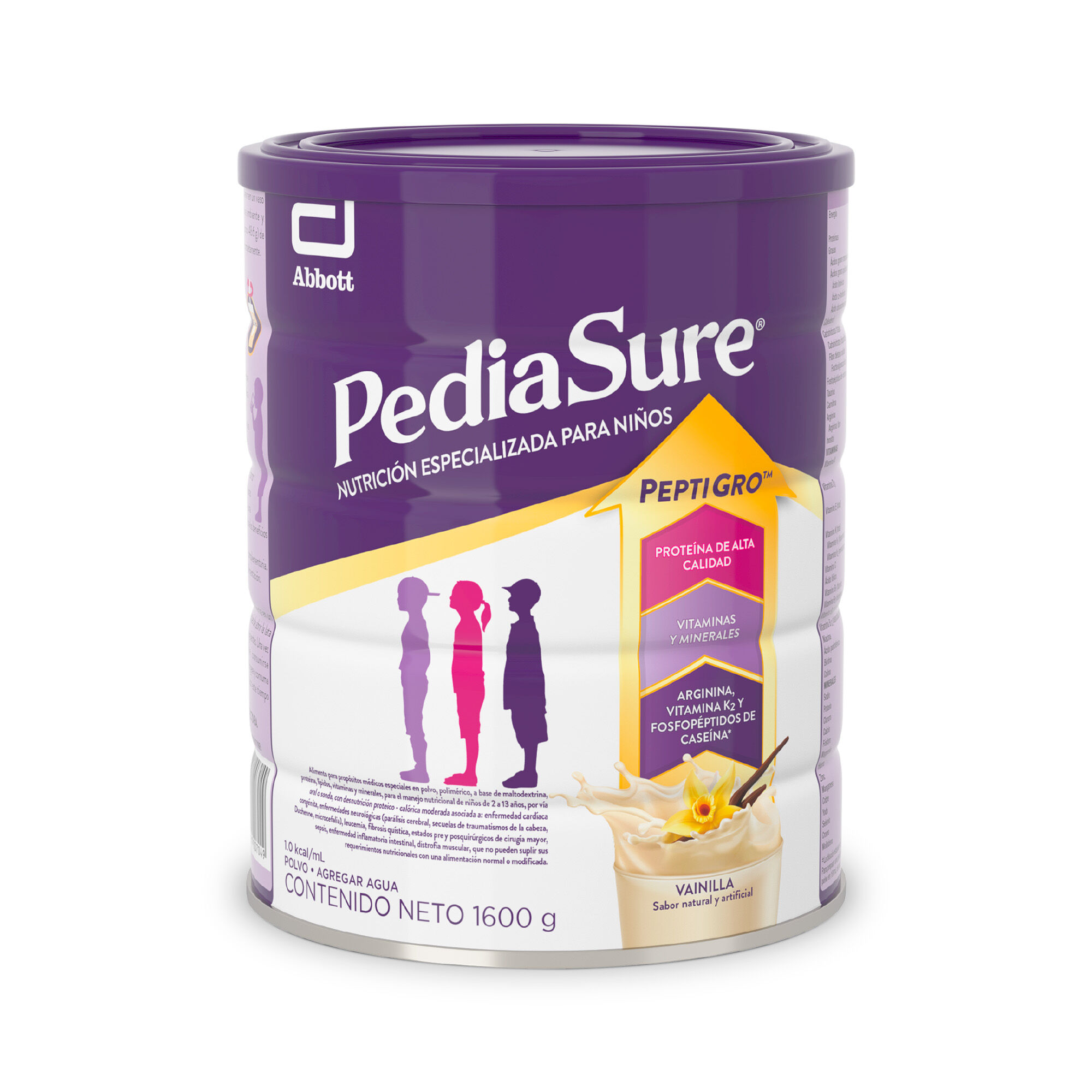 Pediasure Niños Formula Nutricional Vainilla Polvo 1600g