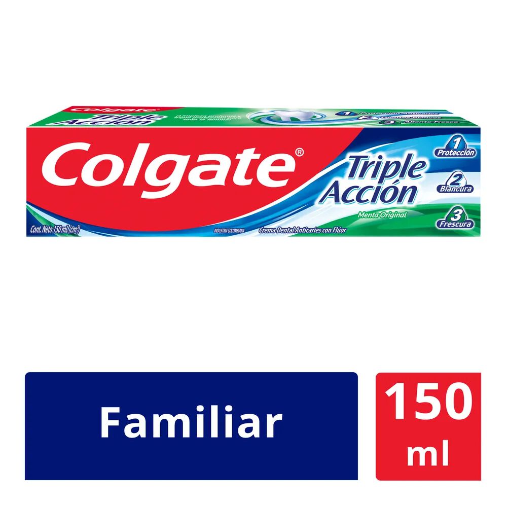 Crema-Dental-Colgate-Triple-Accion-Tubo-Por-150Ml-imagen