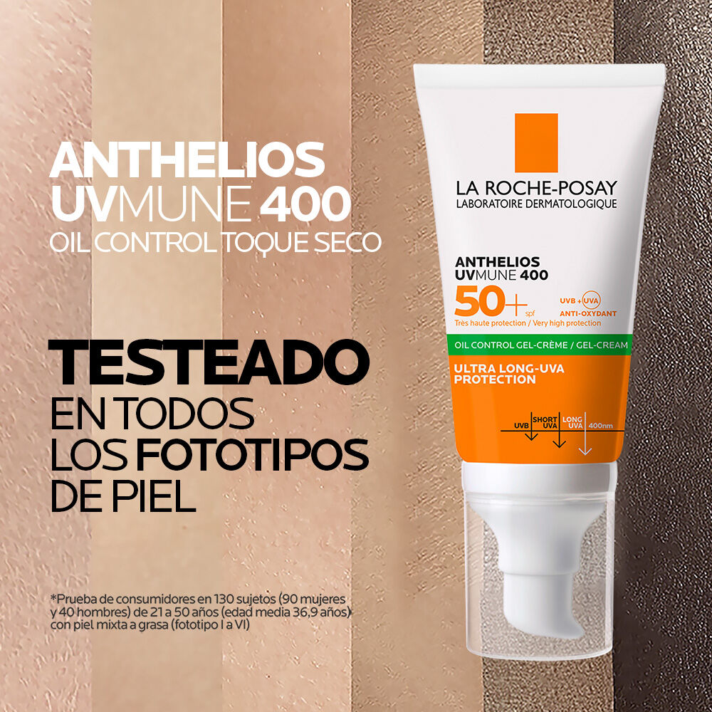 Protector-Solar-Anti-Brillo-Anthelios-Gel-Toque-Seco-Sin-Color-SPF-50+-Tubo-X-50-mL-imagen-5