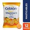 Cebión-Tabletas-Masticables-de-Vitamina-C---Sabor-a-Naranja-x-12-Tabletas-imagen