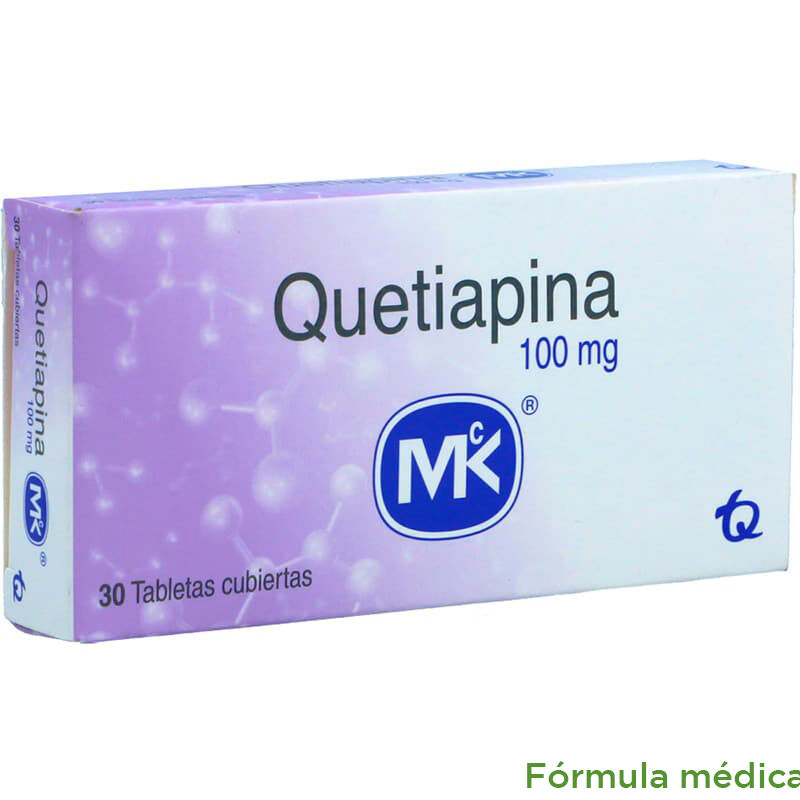 Quetiapina 100Mg Tabletas Recubierta Caja X 30 Mk
