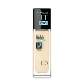Base-Liquida-Maybelline-110Fit-Me-Matte+Poreless-Fps22-Frasco-por-30Ml-imagen