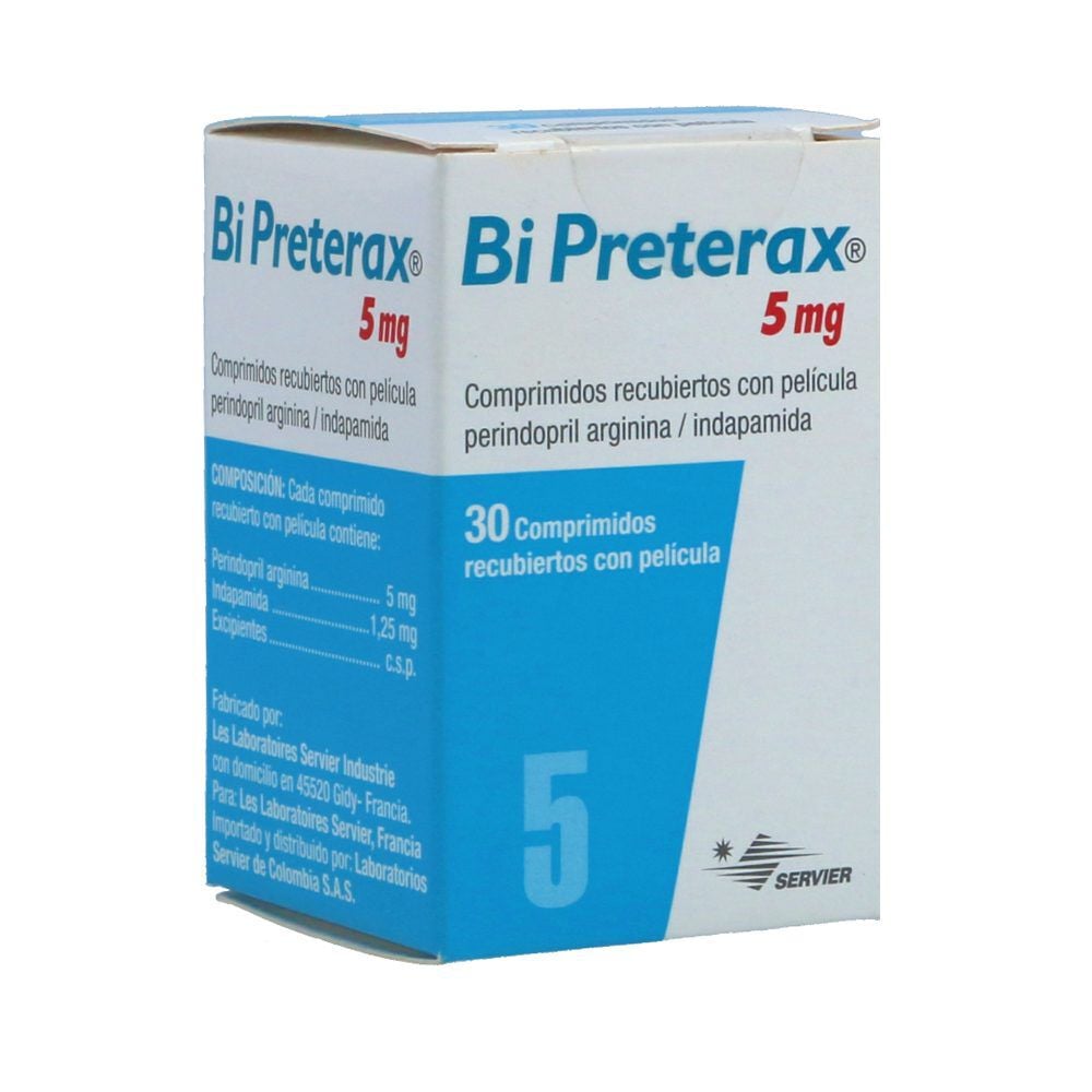Bi-Preterax-Tabletas-Recubiertas-(5+1.25)Mg-Caja-X-30-imagen