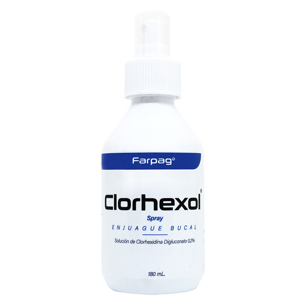 Enjuague Bucal En Spray Clorhexol Al 0.2% Frasco Por 180Ml
