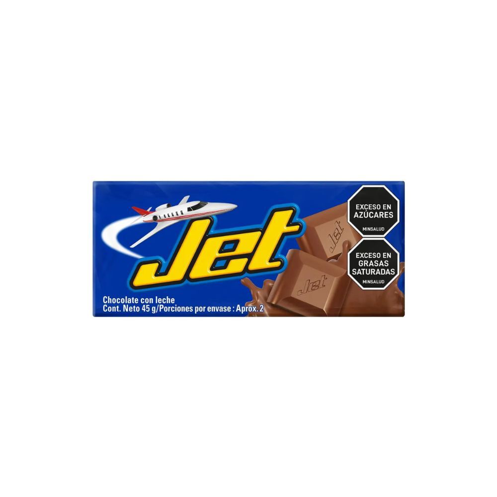 Chocolatina Jet Con Leche Und X 45Gr