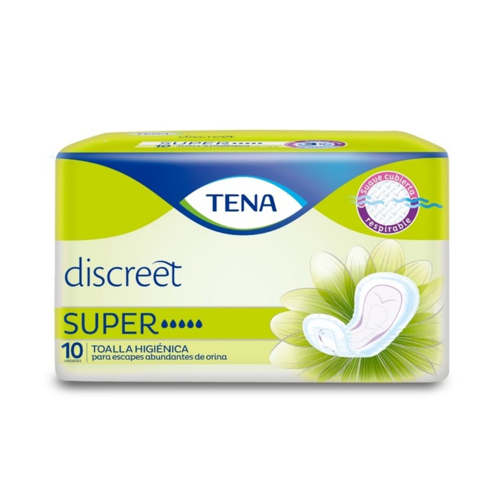 Toallas Tena Mujer Paquete X 10 - Super