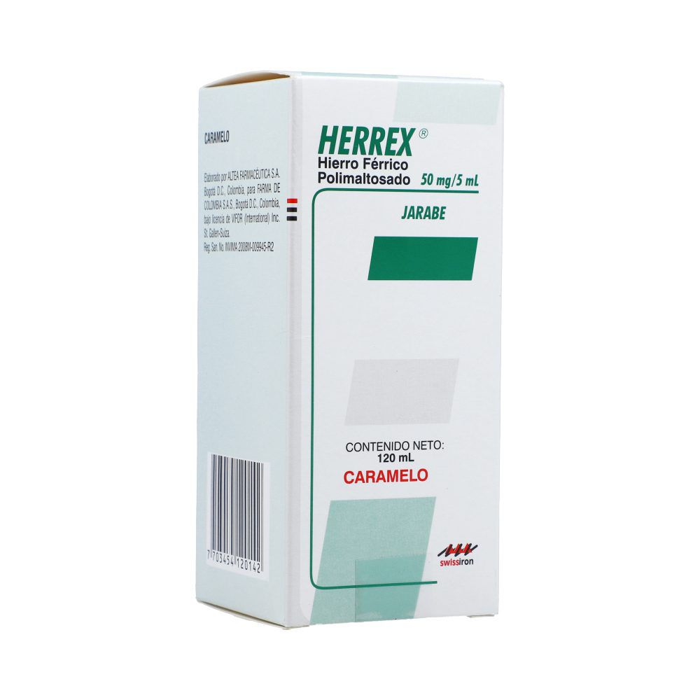 Herrex 50Mg/5mL Jarabe Frasco X 120 mL