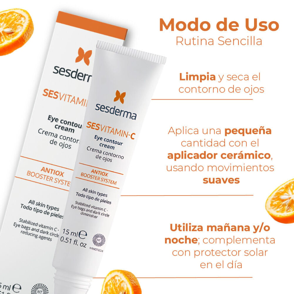 Crema-Contorno-De-Ojos-Sesderma-Sesvitamin-C-Tubo-15Ml-imagen-5