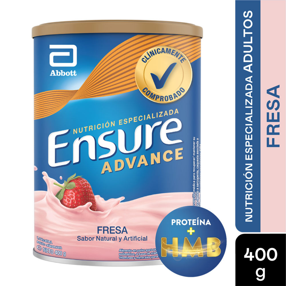 Ensure-Advance-Fresa-Polvo-400-gr-imagen-1