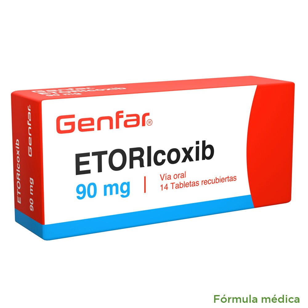 Etoricoxib 90Mg Tabletas Recubiertas Caja X 14 Genfar