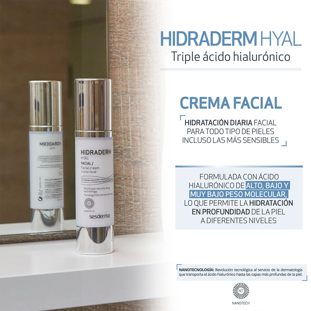 Crema-Facial-Sesderma-Hidraderm-Hyal-Frasco-50Ml-imagen-2