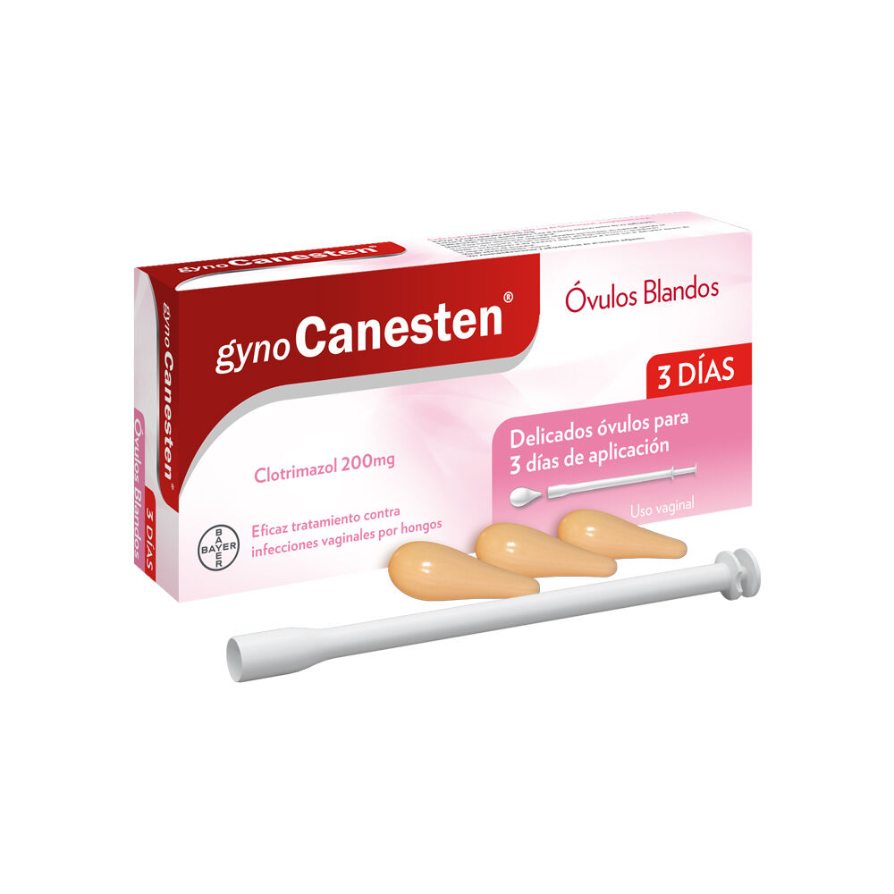 Gyno Canesten Óvulos Blandos 200Mg Caja X 3
