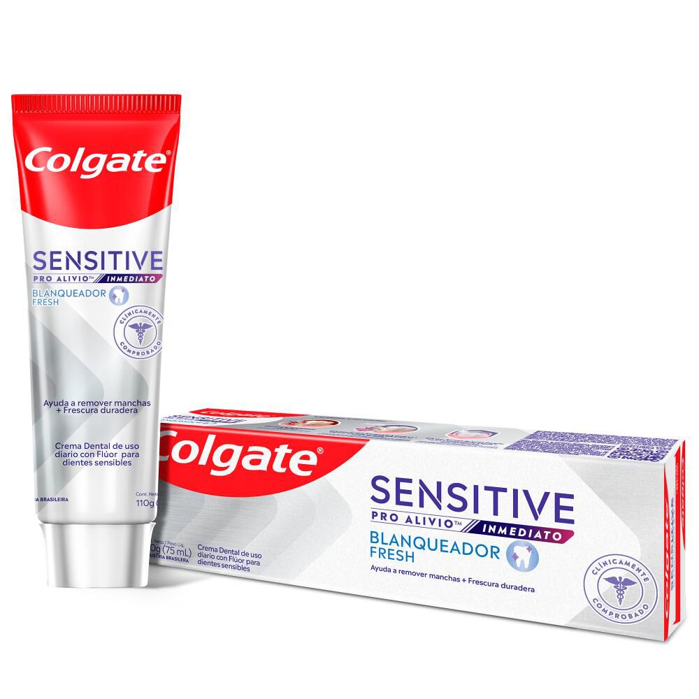 Crema-Dental-Sensibilidad-Colgate-Pro-Alivio-Inmediato-Blanqueadora-Fresh-110g-imagen-1