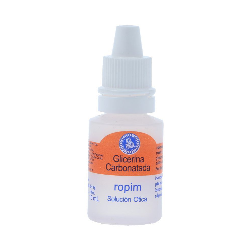 Glicerina Carbonatada 66.4Mg Solución otica Ropim Frasco X 10 mL