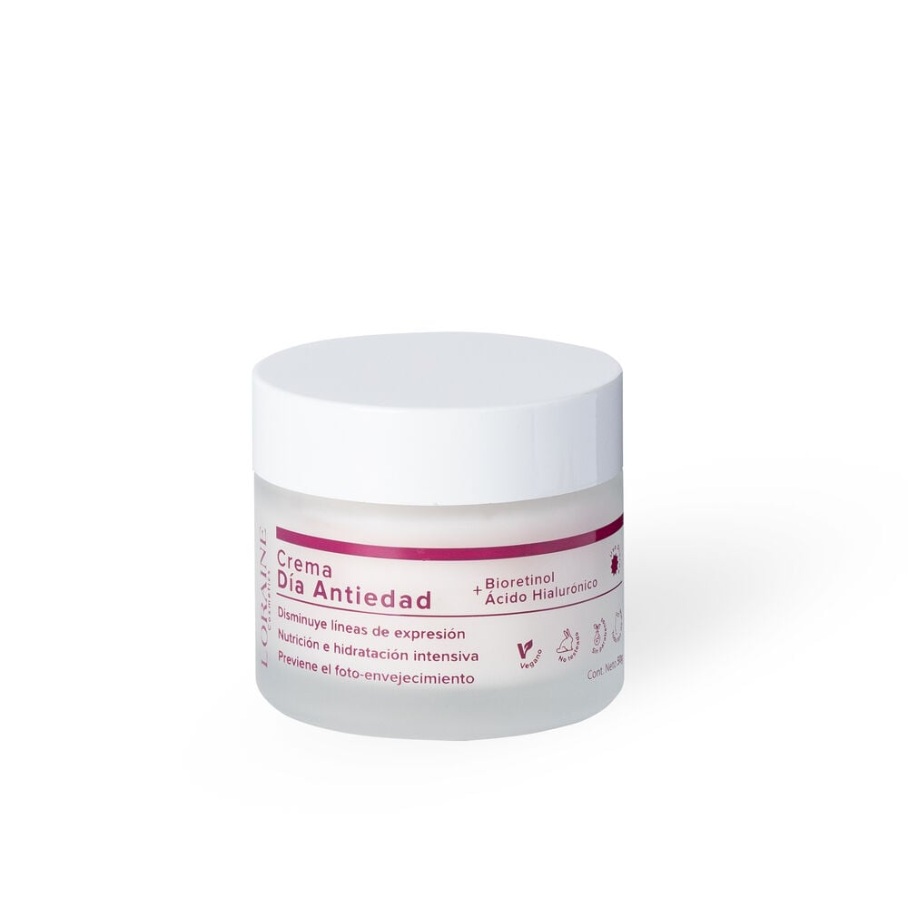 Crema-Dia-Loraine-Cosmetics-Antiedad-Bioretinol-+-Acido-Hialuronico-Pote-por-50Gr-imagen-2