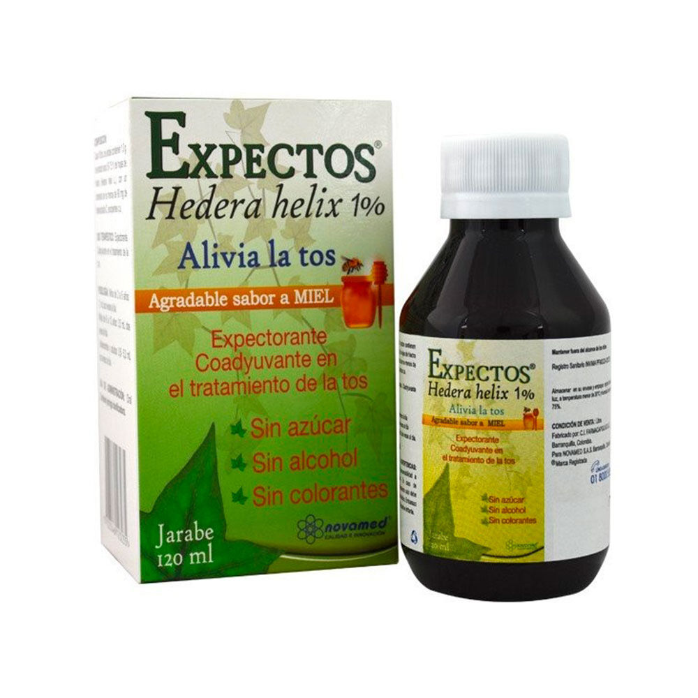 Expectorante-Para-La-Tos-Expectos-Hedera-Helix-1%-Sabor-a-Miel-Novamed-Jarabe-Frasco-X120Ml--imagen