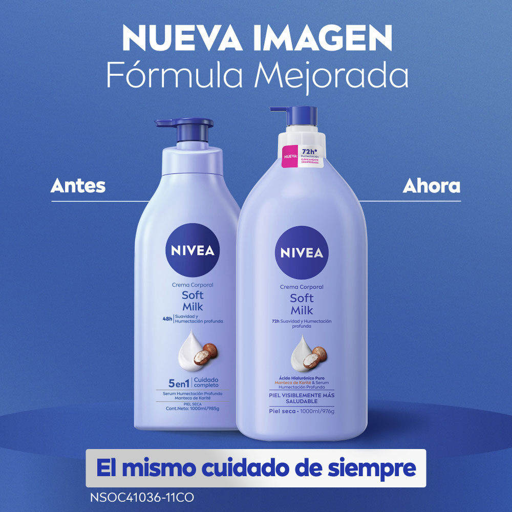 Crema-Corporal-Hidratante-Profunda-Nivea-Soft-Milk-Piel-Seca-Frasco-1000-Ml-imagen-5