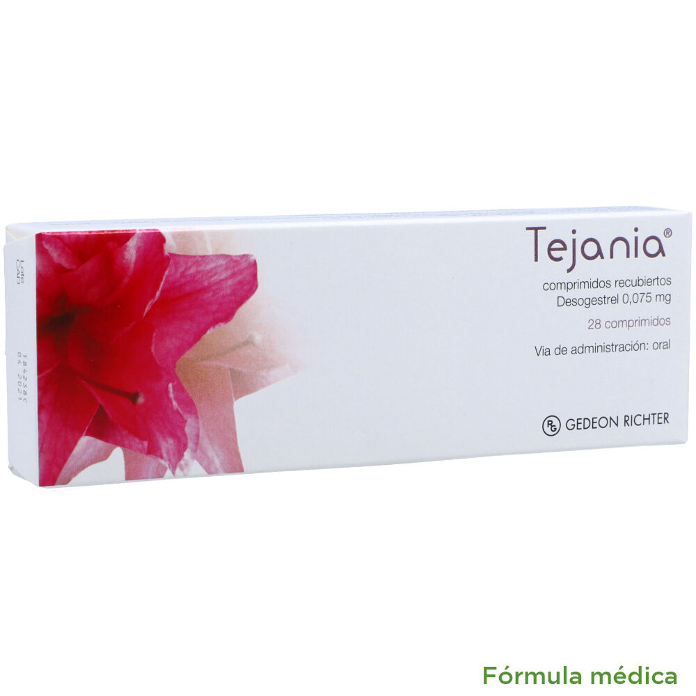 Tejania 0.075Mg Tabletas Recubiertas Caja X 28