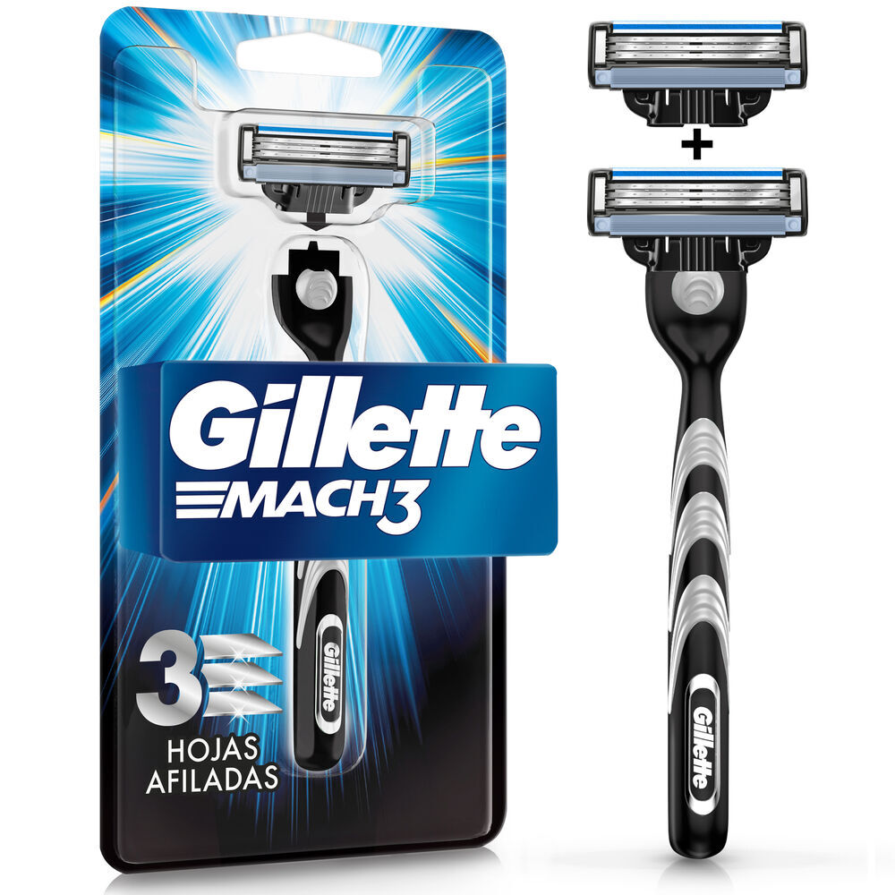 Maquina Afeitar+Repuesto Gillette Sobre X 1 Mach3