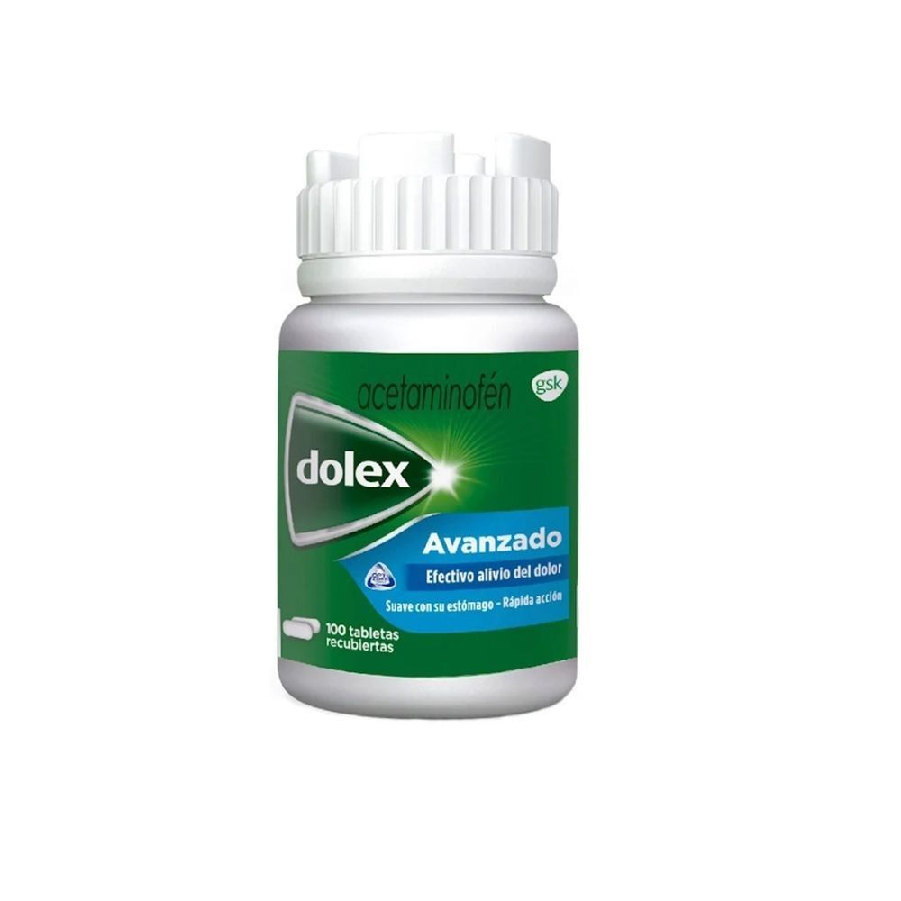 Dolex Avanzado Tabletas Recubiertas Frasco X 100