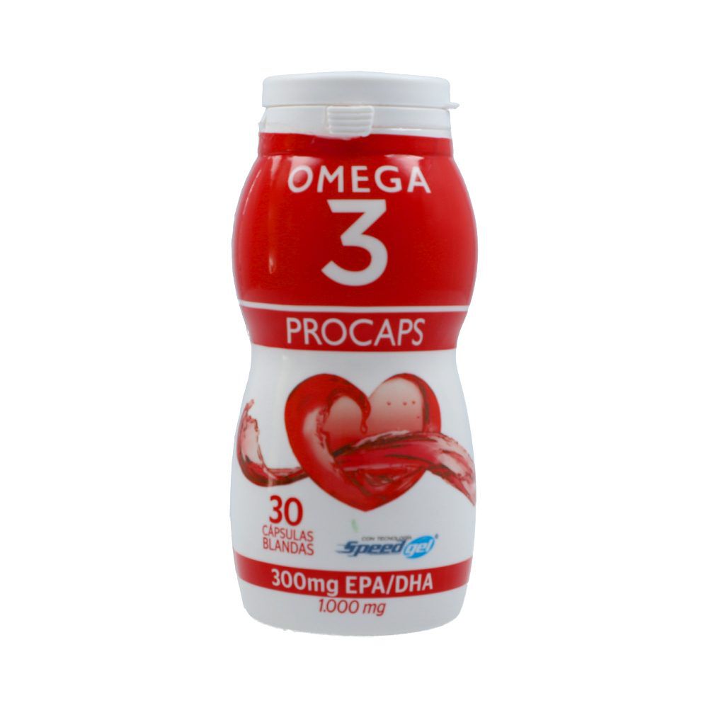 Omega 3 Procaps Frasco X 30 Cápsulas Blandas