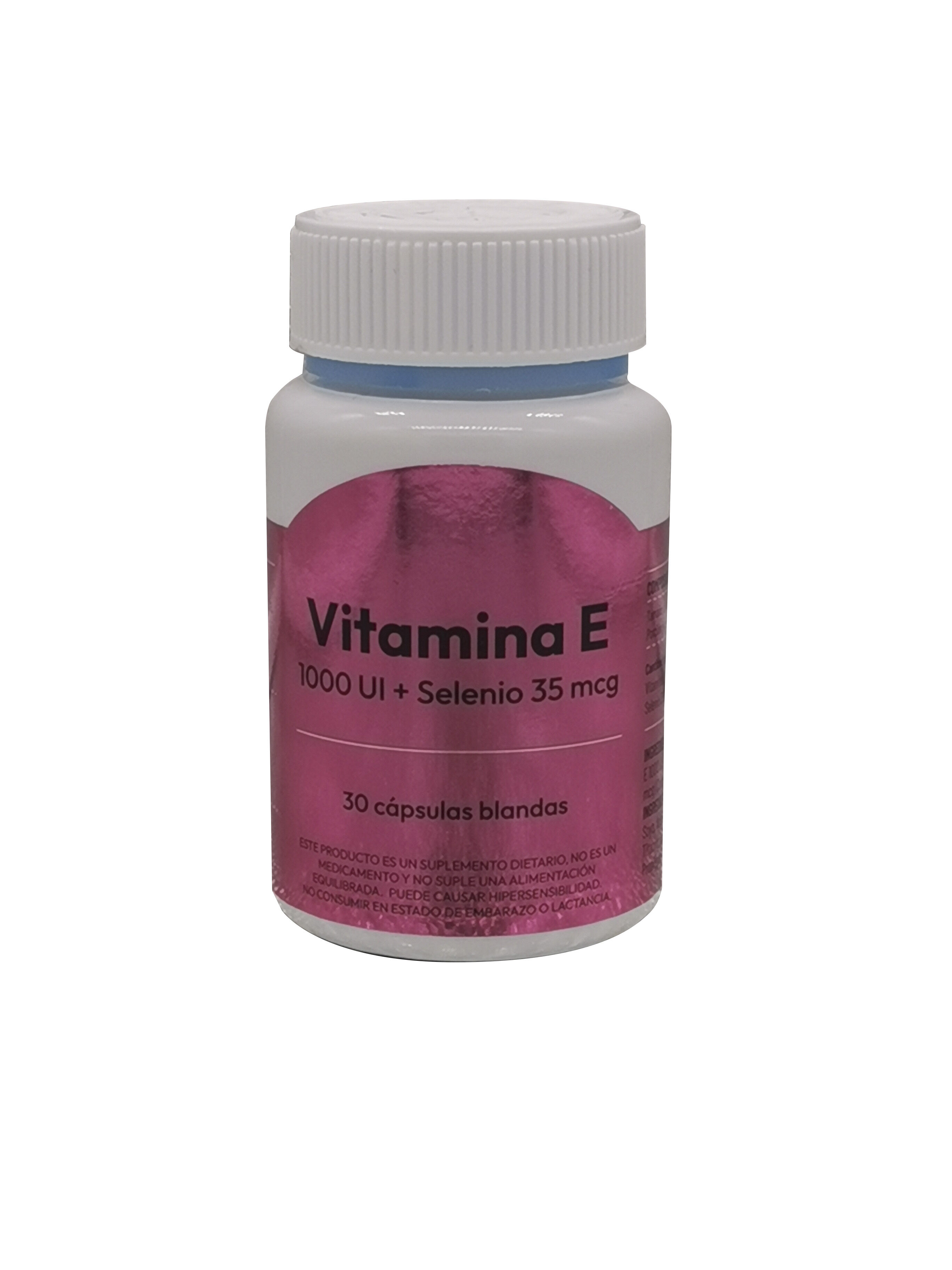 Vitamina E + Selenio 1000Ui + 35Mcg Capsulas Blandas Frasco X 30