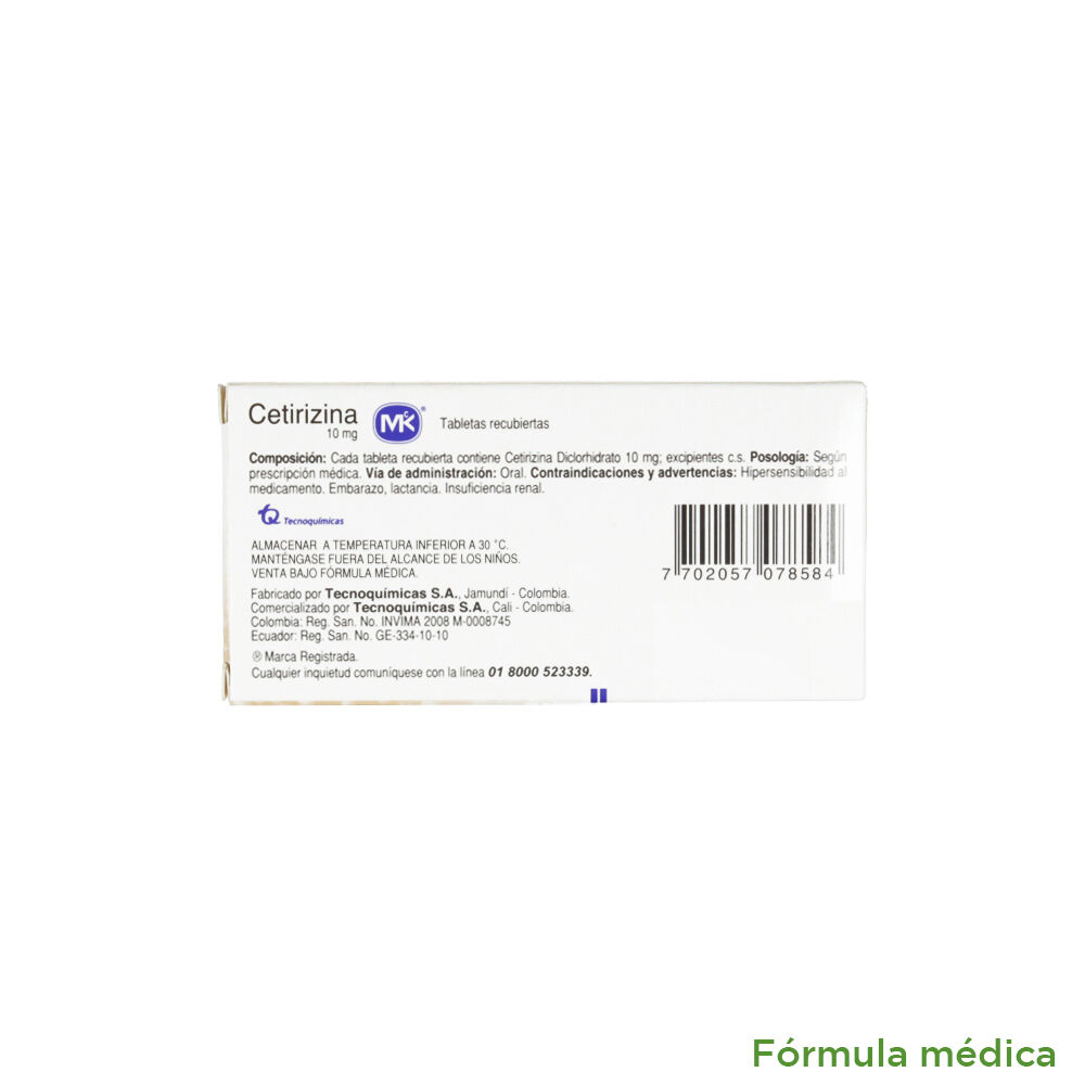 Cetirizina-10Mg-Tableta-Recubierta-Caja-X-10-Tabletas-imagen-2