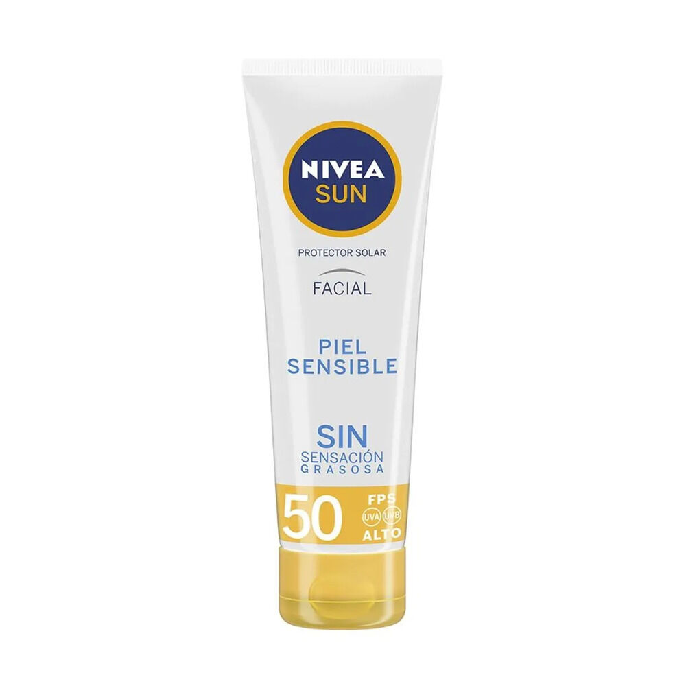 Protector Solar Nivea Piel Sensible Fps 50 Tubo Por 50Ml