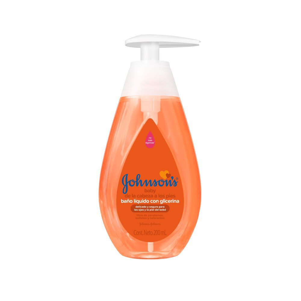 Bano-Liquido-Baby-Glicerina---Johnsons-Fco-X-200Ml-Cabeza-A-Pies---Bn-Exento-Dc.417/2020-imagen-1