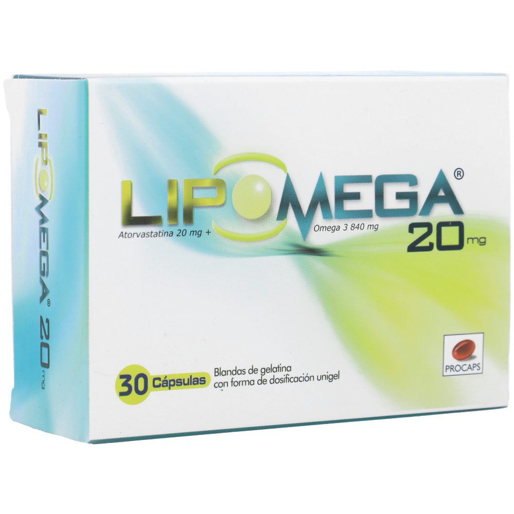 Lipomega (20+840)Mg Caja X 30 Cápsulas Blandas