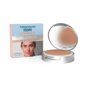 Fotoprotector-Compact-Isdin-Spf-50+-Caja-X-10Gr-Arena-imagen