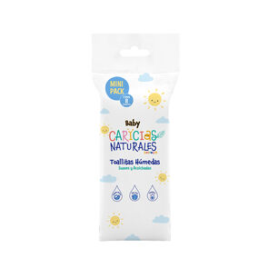 Promo-Toallitas-Humedas-Baby-Caricias-Naturales-Smiley-Mini-Pack-0%-Alc-Y-Par-Paquete-X-64-imagen