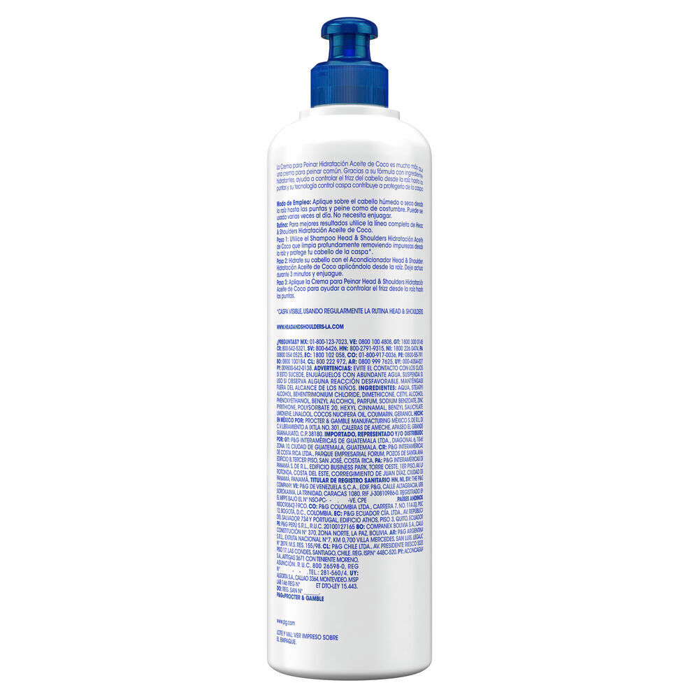 Crema-Para-Peinar-Head-&-Shoulders-Hidratacion-Anti-Frizz-Frasco-X-300mL-imagen-2