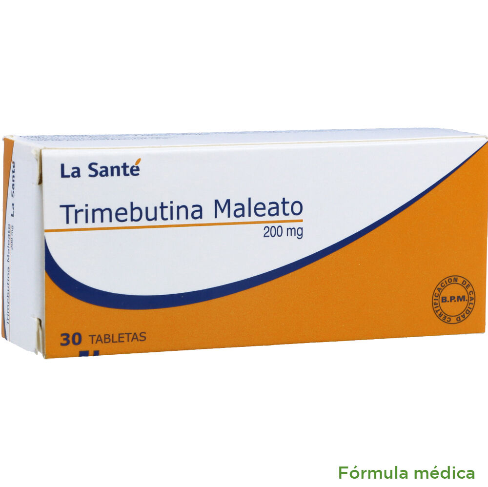 Trimebutina 200 Mg Tabletas Caja X 30 Tabletas La Sante
