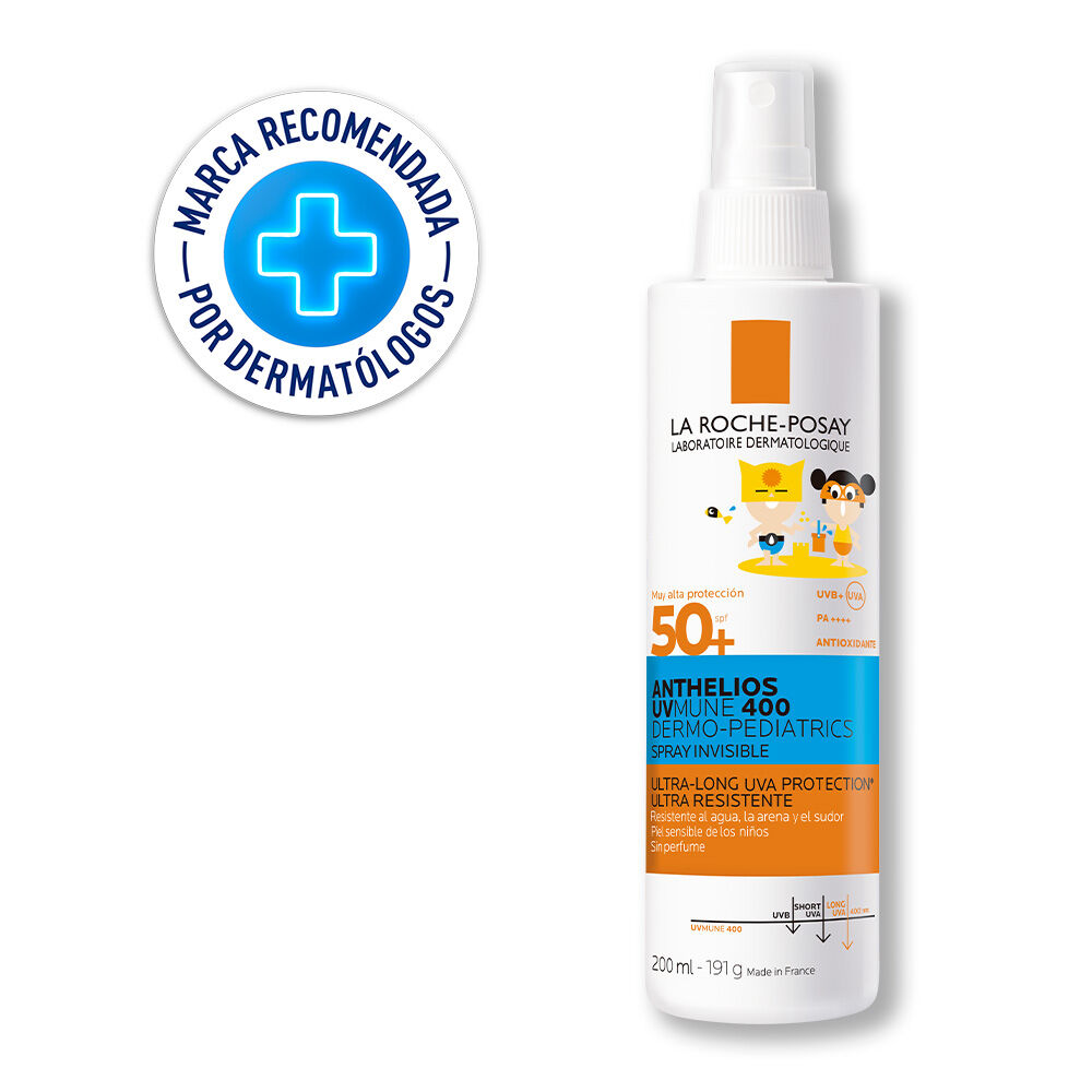 Protector-Solar-Corporal-Ni&ntilde;os-La-Roche-Posay-Anthelios-Dermo-Pediatrics-Spray-Uvmune-400-Fps-50+-200Ml-imagen-1