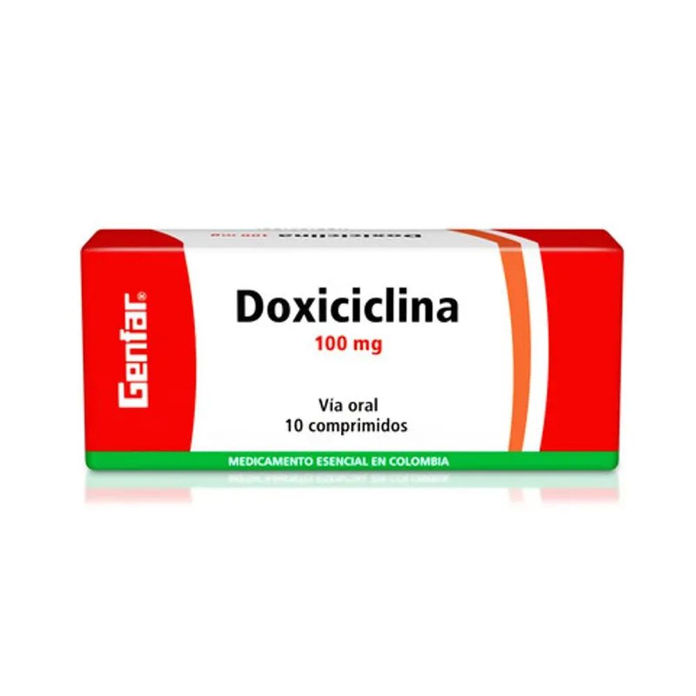 Doxiciclina-100Mg-Tabletas--Caja-X-10-Genfar-imagen
