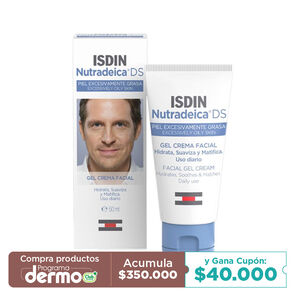 Isdin-Ds-Gel-Crema-Facial-Tubo-X-50Ml-Piel-Excesivamente-Grasa-imagen