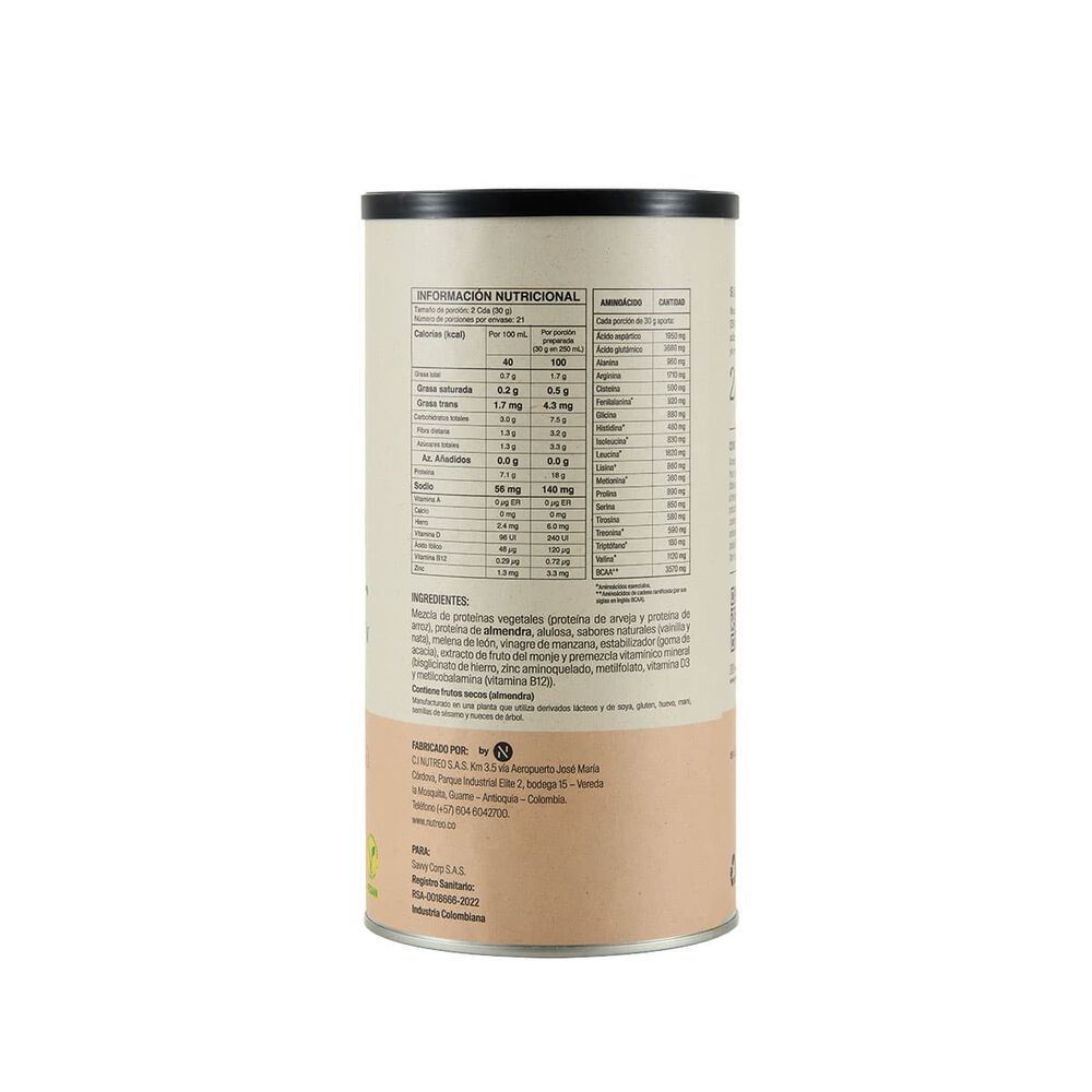 Proteina-Veggie-Powder-Savvy-Tarro-X-630Gr-Vainilla-imagen-2