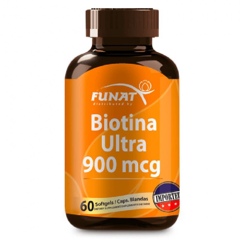 Biotina Ultra 900Mcg Capusla Funat Frasco X 60